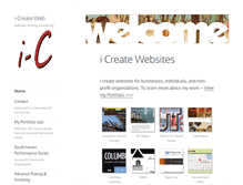 Tablet Screenshot of i-createweb.com